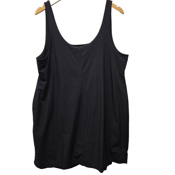 Nike Bliss Luxe Women's 2-1 Training Dress (Plus Size) in Black Size 1X Skort - Picture 3 of 10